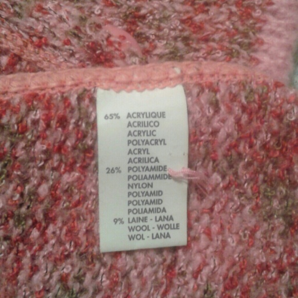 Pink Button down sweater - Picture 7 of 8